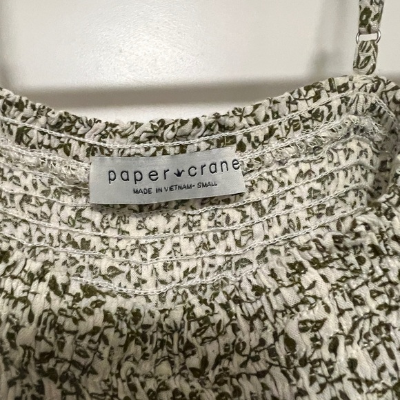 Paper Crane 100% rayon spaghetti strap top - size S - Anthropologie - Picture 3 of 5